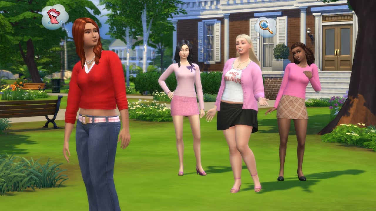 The Sims 4 Mean Girls Capsule Kit. Image: Ea / Maxis.