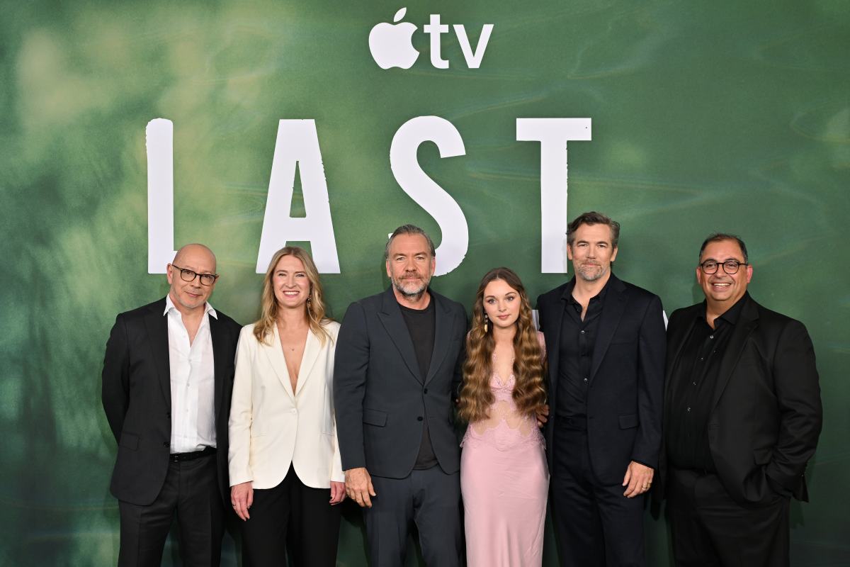 From Left, Kris Mrksa, Joanna Werner, Brendan Cowell, Chloe Jean Lourdes, Patrick Brammall And Hakan Kousetta Attend The Special Screening Of The Upcoming Apple Original Series Last Seen On 2 September 2026 In Sydney, Australia. Photo: Apple Tv.