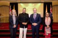 Simone McGurk, Nilesh Makwana, Roger Cook and Kajari Biswas. Image: Liang Xu.