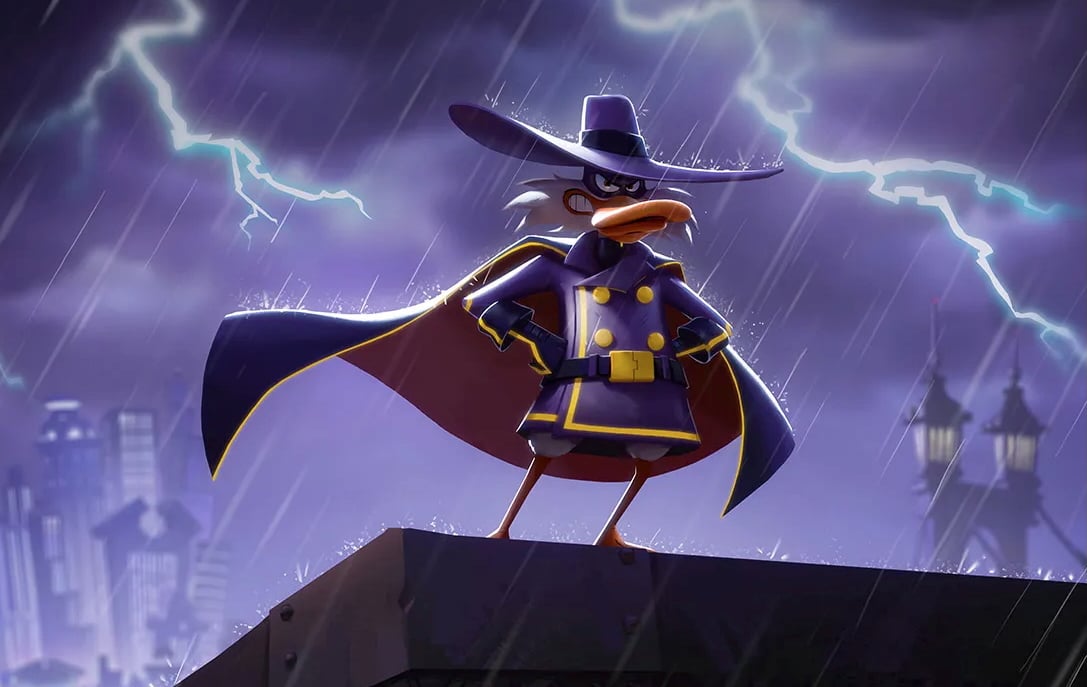 News from the Camera-Film-TV-Trade 2 - CINEWOLF media productions image of darkwing duck animated series reboot- CINEWOLF media productions