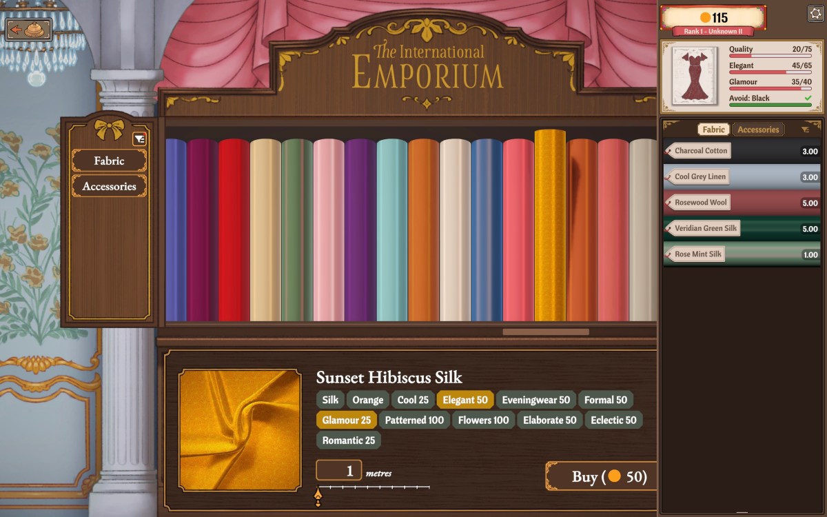 Dressmaker. Screenshot: Screenhub.
