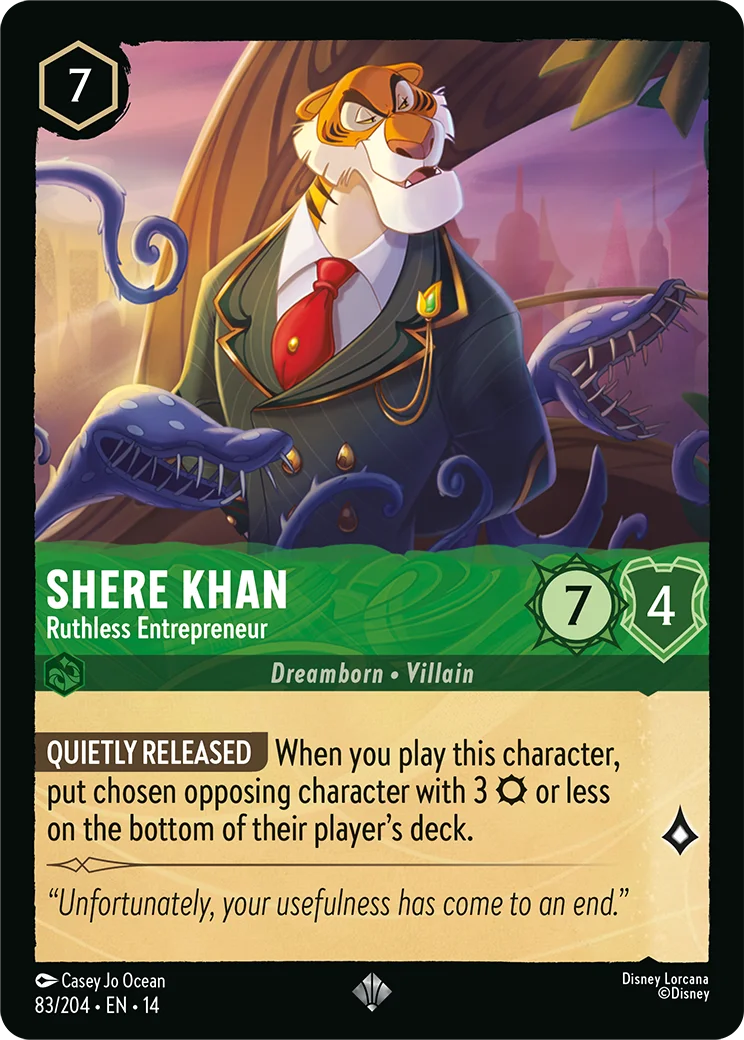Shere Khan Ruthless Entrepreneur Disney Lorcana Hyperia City
