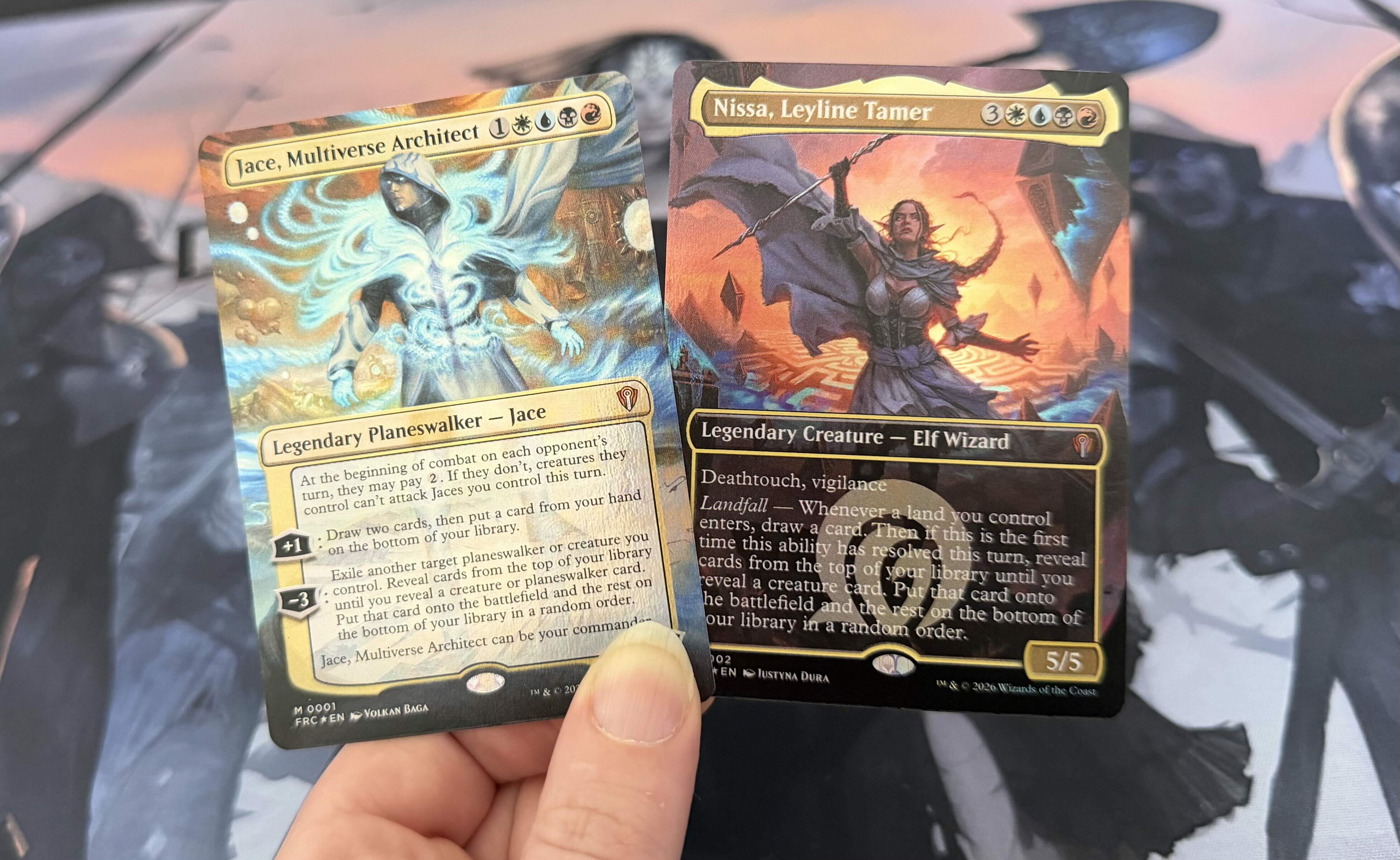 Jace Nissa Reality Fracture Commander Deck Cards